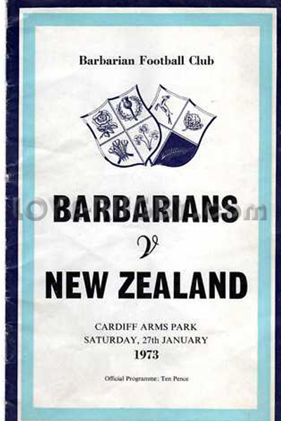 Barbarians New Zealand 1973 memorabilia